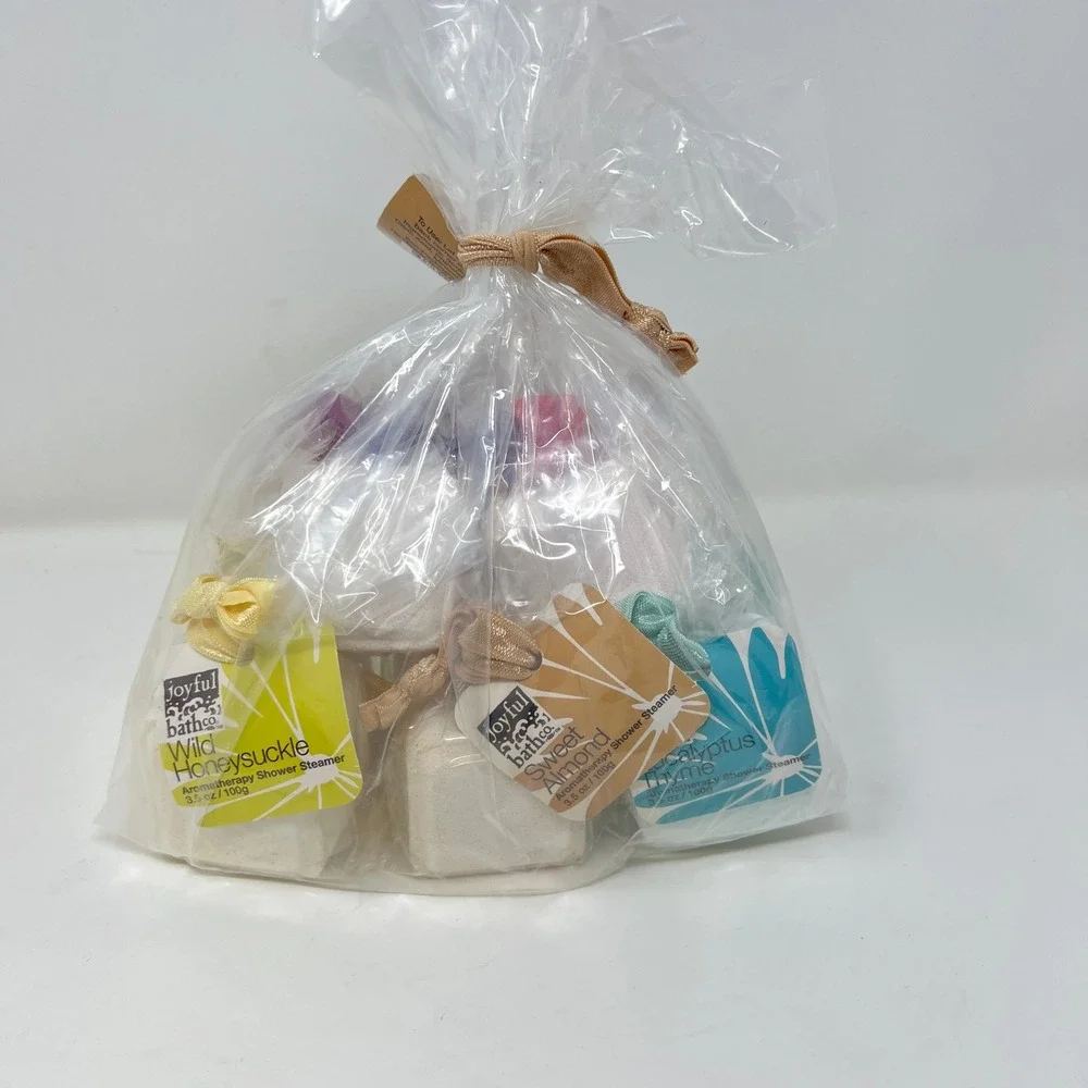 Joyful Bath Co Aromatherapy Shower Steamers Set of 8 Assorted Scents Sealed